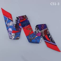 Spring Design Leopard Skinny Scarf Women Luxury Brand Horse Bag Scarves Hair Neck Silk Scarf For Ladies Foulard Headband
