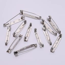 50pcs 15/20/25/30/35/40mm Brooch Clip Base Pins Brooch Pin Base Brooch Settings Blank Base For DIY Jewelry Making Supplies