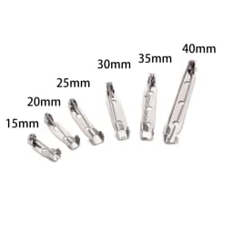 50pcs 15/20/25/30/35/40mm Brooch Clip Base Pins Brooch Pin Base Brooch Settings Blank Base For DIY Jewelry Making Supplies