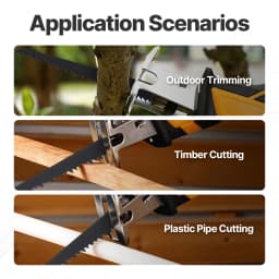 Vearter S644D 5PCS/Set 6inch Reciprocating Saw Blades 6TPI HCS 150mm Sabre For Cutting Wood PVC For Bosch Makita Dewalt DIY Tool
