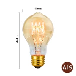 Retro Edison Light Bulb E27 220V 40W A19 A60 T10 T45 T185 ST64 G80 G95 Filament Vintage Ampoule Incandescent Bulb Edison Lamp