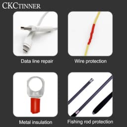 Transparent 3: 1 1 m / lot heat shrink tube with double wall glue tube diameter 1.6 / 2.4 / 3.2 / 4.8 / 6.4 / 7.9 / 9.5 / 12.7m
