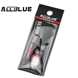 ALLBLUE Slow Drop 7G 10G 15G Micro Cast Metal Jig Shore Casting Jigging Spoon Saltwater Fishing Lure Artificial Bait Tackle