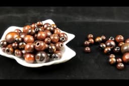 WLYeeS 5 to 20mm Brown Wooden Spacer Beads Natural Wood Loose Bead For Jewelry Bracelet Necklace Handmade DIY Ball accessories
