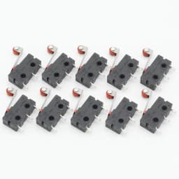 10 Pcs Mini Micro Limit Switch Roller Lever Arm SPDT Snap Action LOT
