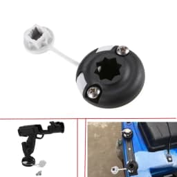 Durable Nylon Kayak Mount Base Inflatable Boat Sea Rod Holder Mount Base Tackle Kit Accessory