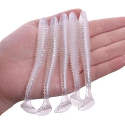 WDAIREN Pesca Jig Wobblers Worm Soft Lures 5cm 7cm 9cm Double Color Artificial Silicone Bait Bass Isca Swimbaits Fishing Tackle