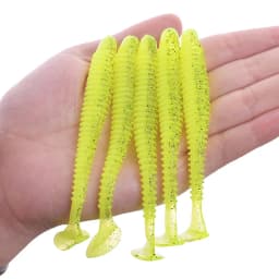WDAIREN Pesca Jig Wobblers Worm Soft Lures 5cm 7cm 9cm Double Color Artificial Silicone Bait Bass Isca Swimbaits Fishing Tackle