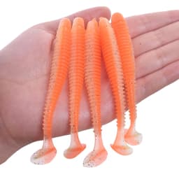 WDAIREN Pesca Jig Wobblers Worm Soft Lures 5cm 7cm 9cm Double Color Artificial Silicone Bait Bass Isca Swimbaits Fishing Tackle