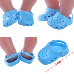7 CM Shoes For 43cm Baby Doll Clothes Accessories And 18 Inch American Doll Girl's Toys Our Generation