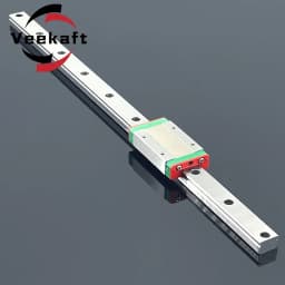 MGN7 MGN9 MGN12 MGN15 200 400 500 800mm miniature linear rail slide 1pc MGN linear guide 1PC MGN Block for CNC FA 3d printer.