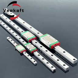MGN7 MGN9 MGN12 MGN15 200 400 500 800mm miniature linear rail slide 1pc MGN linear guide 1PC MGN Block for CNC FA 3d printer.