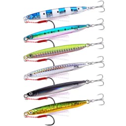 6pcs/lot Super Slim Long Metal Casting Jig Fishing Lures 7G 10G 14G 17G 21G 30G 40G Shore Cast Jigging Spoon Fishing Lure Tackle