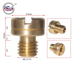 10pcs A Set Motorcycle Carburetor Main Slow Pilot Jets for Mikuni NSR KSR Carb Set Injector Nozzle