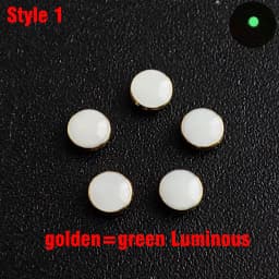 Green/Blue/Luminous Pip Suitable For Bezel Insert  Lume Pip 12 Clock Scale Watch Bezel Luminous Pearl Replace Parts