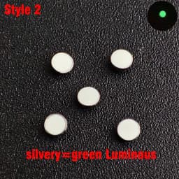 Green/Blue/Luminous Pip Suitable For Bezel Insert  Lume Pip 12 Clock Scale Watch Bezel Luminous Pearl Replace Parts
