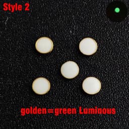 Green/Blue/Luminous Pip Suitable For Bezel Insert  Lume Pip 12 Clock Scale Watch Bezel Luminous Pearl Replace Parts