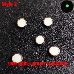 Green/Blue/Luminous Pip Suitable For Bezel Insert  Lume Pip 12 Clock Scale Watch Bezel Luminous Pearl Replace Parts