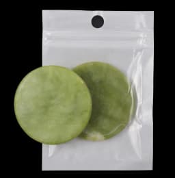 Black Eyelash Grafting Gasket Round Pallet Jade Stone Eyelash Extension Glue Pallet Holder Pad For Eyelash Extensions Tools