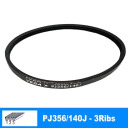 VEGA V-Belt PJ356 140J 3/4/5/6/7 Ribs For DIYModel Motor Belt Parts