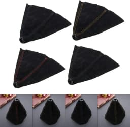 New 16mm Universal Car Gear Shift Collars PU Leather Carbon Fiber Auto Car Manual Stick Shifter Knob Gear Shift Boot Cover