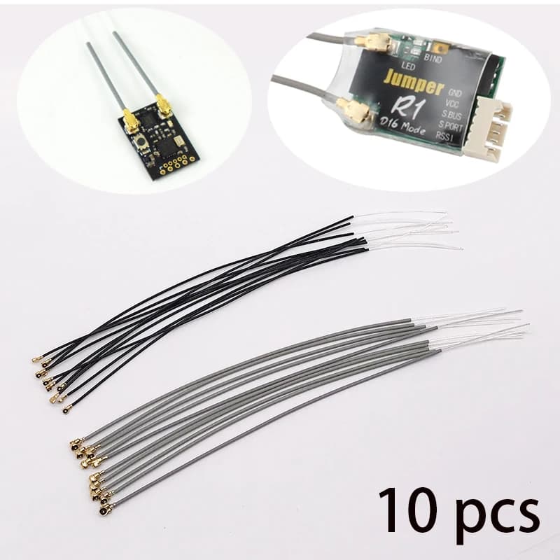 10Pcs 15cm IPX4/IPX1 Receiver Antenna XM / XM Plus R-XSR compatible For RC FPV Drone Frsky Jumper Remote Controller Part