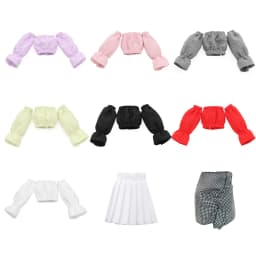 New Fashion Doll Clothes T-shirt Skirt Candy Color Pants Dolls Dress For 29CM Girl Clothes Casual Wear Dolls Accessories