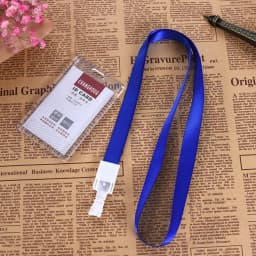 1 Pcs Horizon/vertical Acrylic Transparent Bank Credit Card Holders Badge Holder Bus Card ID Holders High quality Wholesale