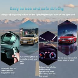 Auto Headlight Lamp Control Switch Light Sensor Module for VW Golf 7 6 MK6 Mk7 Jetta MK5 Tiguan MK2 Passat Tuning Polo Santana
