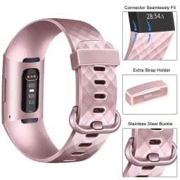 Silicone Strap Bands for Fitbit Charge 4 Fitbit Charge 3 SE Bracelet Replacement Wristbands for Charge 4 Smartwatch Accessories