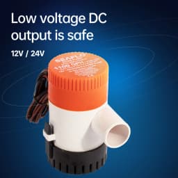 SEAFLO Bilge Pump 12V24V DC Submersible Pump Marine Oil Drum Cruise Ship Water Pump Small Miniature Battery Water Pump