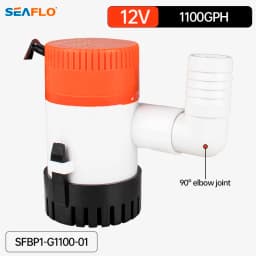 SEAFLO Bilge Pump 12V24V DC Submersible Pump Marine Oil Drum Cruise Ship Water Pump Small Miniature Battery Water Pump