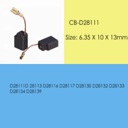5 Pairs Carbon Brushes for Dewalt Angle Grinders D28111 D28116 6.35x10x13mm with Automatic Stop Power Tool Spare Parts