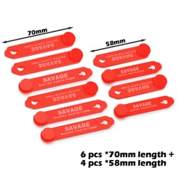 Fixing Tension Strap Silicone Bandage Universal Motorcycle Accessories Oil Pipe Hose/Throttle/Brake Clutch Cable/Wire Motocross