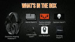 ZOHAN Ear Protection Electronic Hearing Protection Sparta Active Protector for Shooting Earmuffs NRR 23dB Noise Reduction