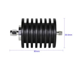30W SMA Type Attenuator DC-3Ghz/4Ghz 1/2/3/5/6/10/15/20/30db/40db SMA Male Plug to Female Jack RF Coaxial Power Connector 50ohm