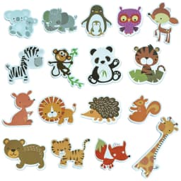 Kids Bathroom Toys Bathtub Soft EVA Paste Early Education DIY Sticker Puzzles Non Toxic Kids Fun Foam Sea Animal Bath Set Toys