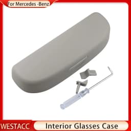 Car Sunglasses Box Glasses Case Holder for Mercedes Benz A B C Class W203 W204 W205 W168 W169 W176 W245 W246 Accessories