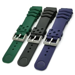 Diving Resin Watch Band for Seiko Silicone Waterproof Soft Rubber Wristband 18/20/22mm Men Sport Bracelet Accessory