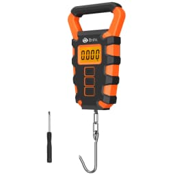 50Kg Hanging Scale with Ruler Digital Portable Fish Hook Electronic Weighting Luggage Scale LED Display Balance Висячие