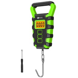 50Kg Hanging Scale with Ruler Digital Portable Fish Hook Electronic Weighting Luggage Scale LED Display Balance Висячие