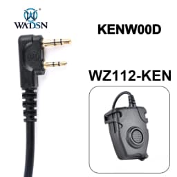 WADSN PTT Button Tactical Headset Interphone walkie talkie linker airsoft accesorios headphones ipsc TCI