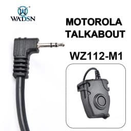 WADSN PTT Button Tactical Headset Interphone walkie talkie linker airsoft accesorios headphones ipsc TCI