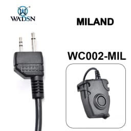 WADSN PTT Button Tactical Headset Interphone walkie talkie linker airsoft accesorios headphones ipsc TCI
