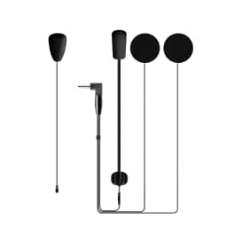 Fodsports Speaker Headphone with Hard and Soft Mic Suit for FX4 V6S Motorcycle Helmet Bluetooth Intercom Headset