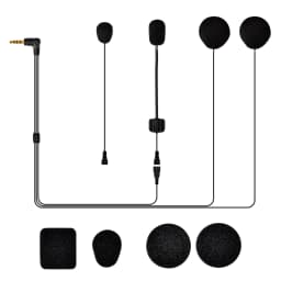 Fodsports Speaker Headphone with Hard and Soft Mic Suit for FX4 V6S Motorcycle Helmet Bluetooth Intercom Headset