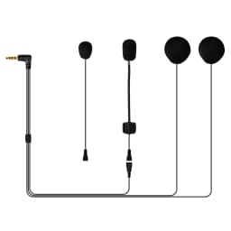 Fodsports Speaker Headphone with Hard and Soft Mic Suit for FX4 V6S Motorcycle Helmet Bluetooth Intercom Headset