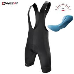 DAREVIE Men's Cycling Bib Shorts Italy Elastic Interface® 120kg/m³ Pad PRO Level Cycling Shorts Men MTB Road Cycling Bib Shorts