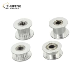 GT2 2GT 20 Teeth Synchronous Timing Idler Pulley Bore 3 4 5 6 8mm With Bearing For 6 10 15mm Belt 3D Printer Accessories