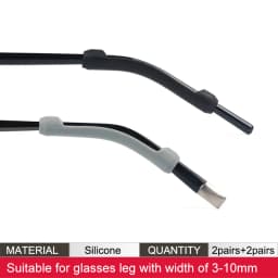 Soft Silicone Eyeglasses Temple Tips Sleeve Retainer,Anti-Slip Elastic Comfort Glasses Retainers For Spectacle Sunglasses